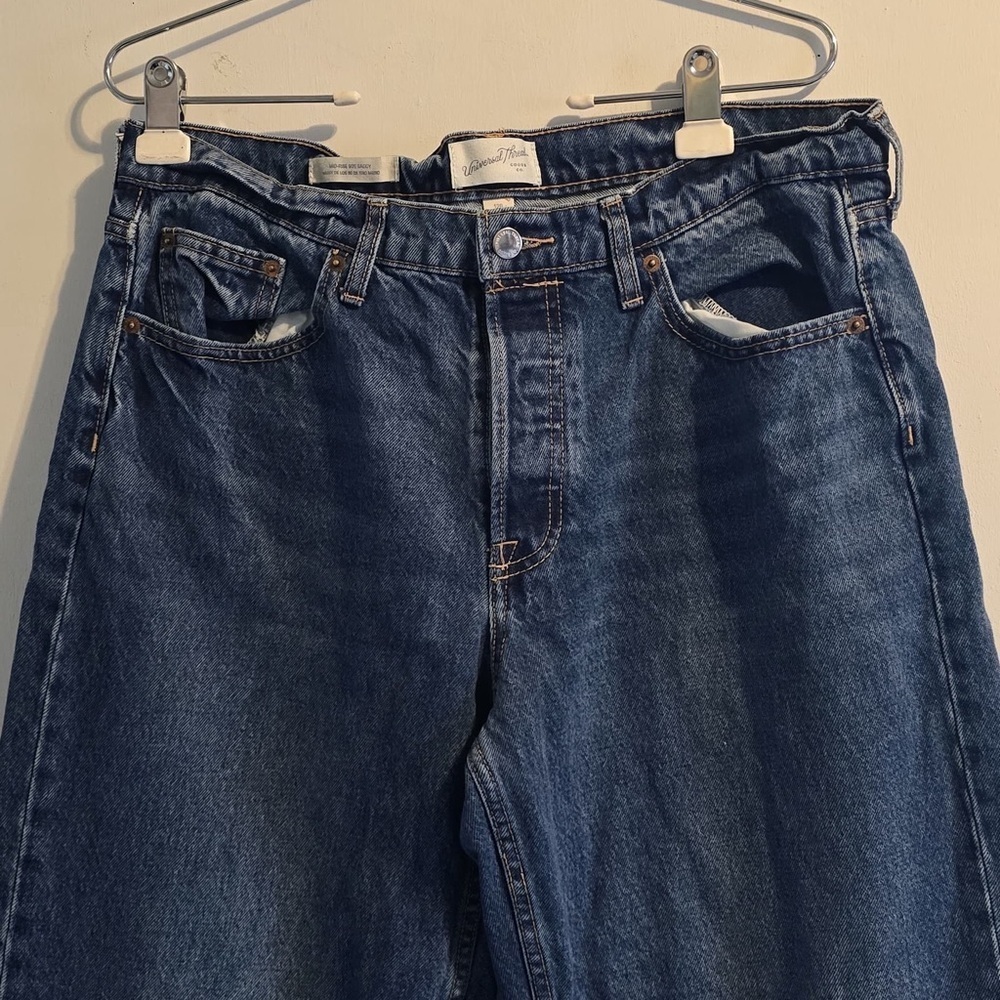 Universal Thread Women's Straight Leg Jeans - Deep Blue - Picture 6 of 16